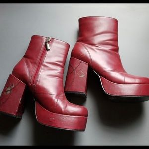 90s vintage skechers platform boots